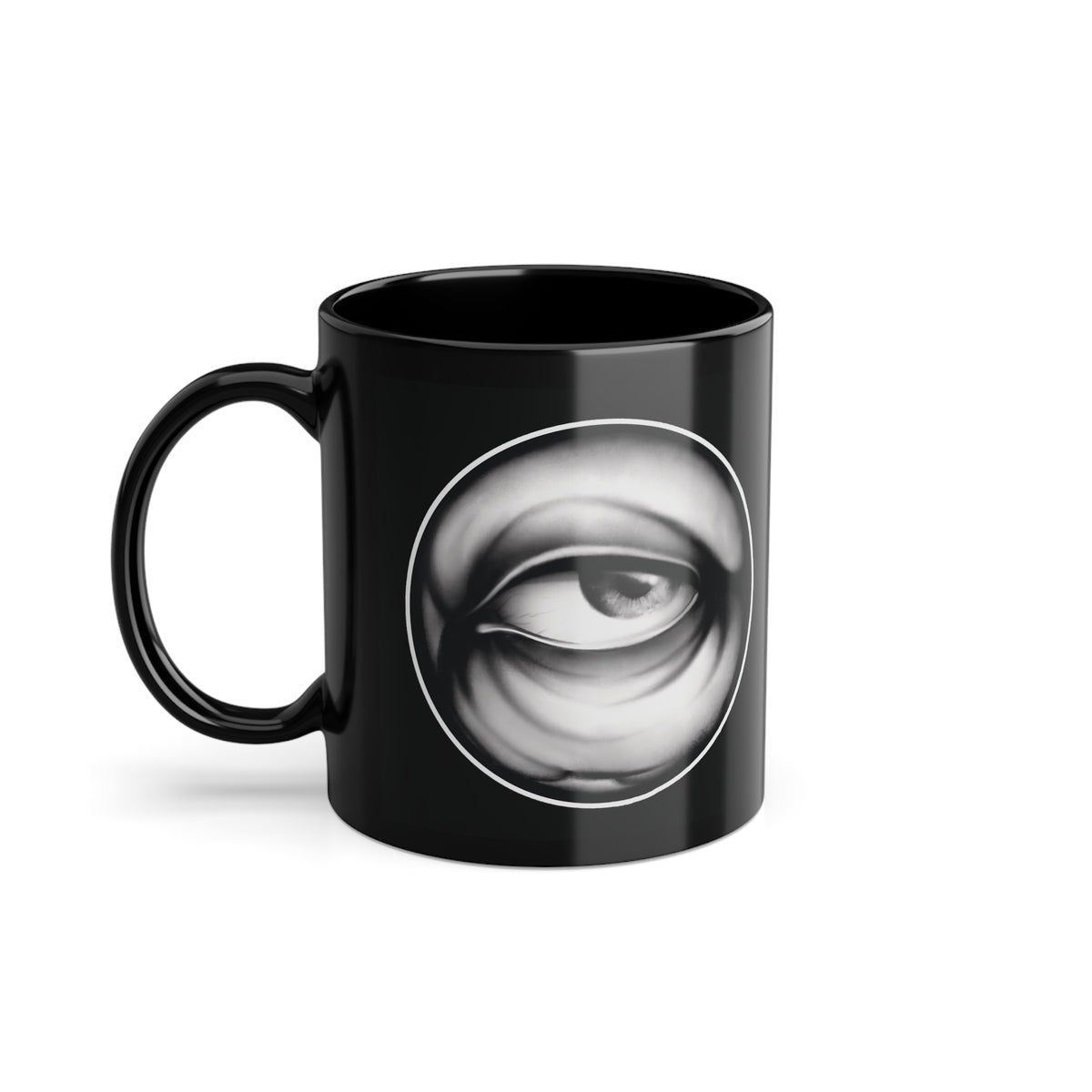 Heavy Eyes Mug - Black