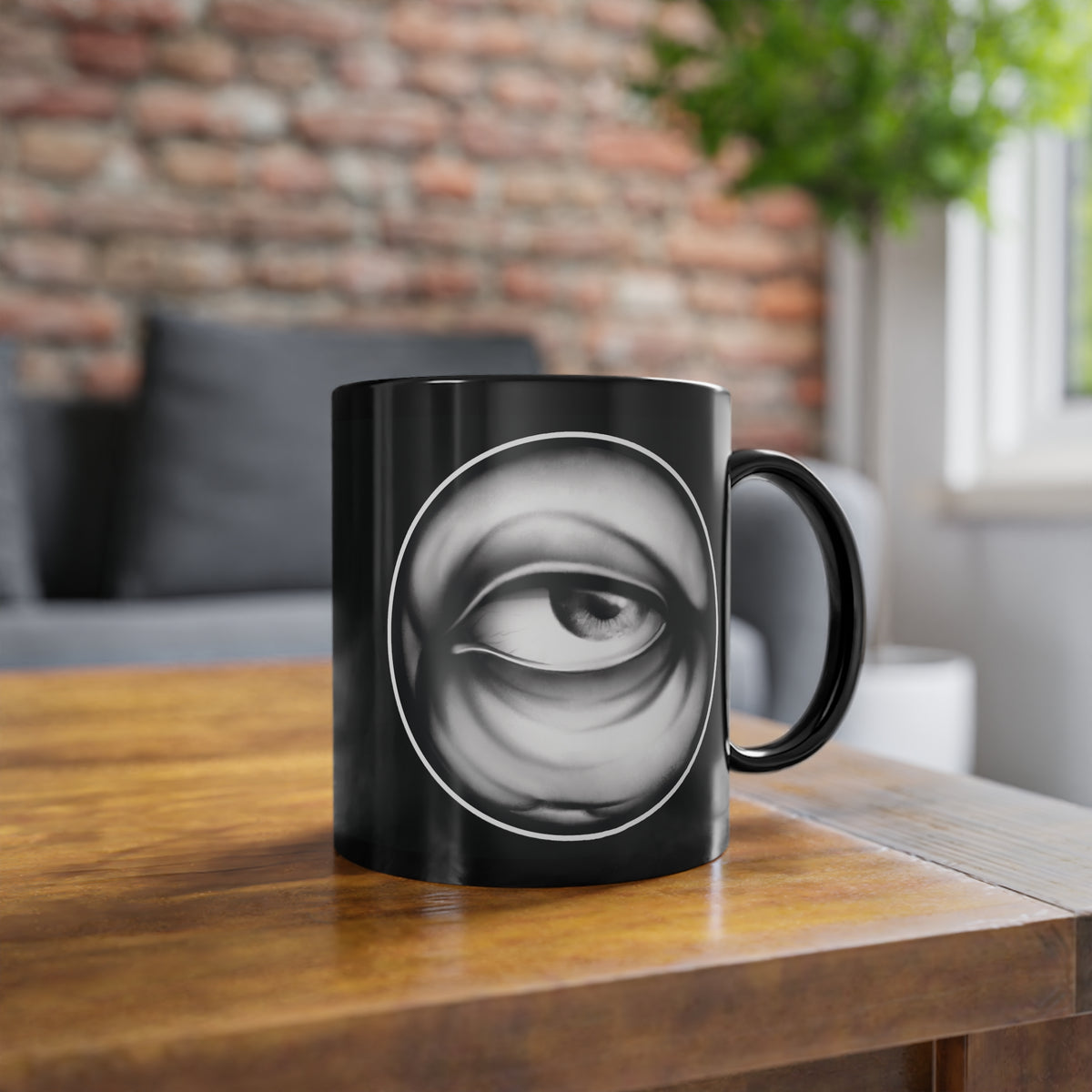 Heavy Eyes Mug - Black