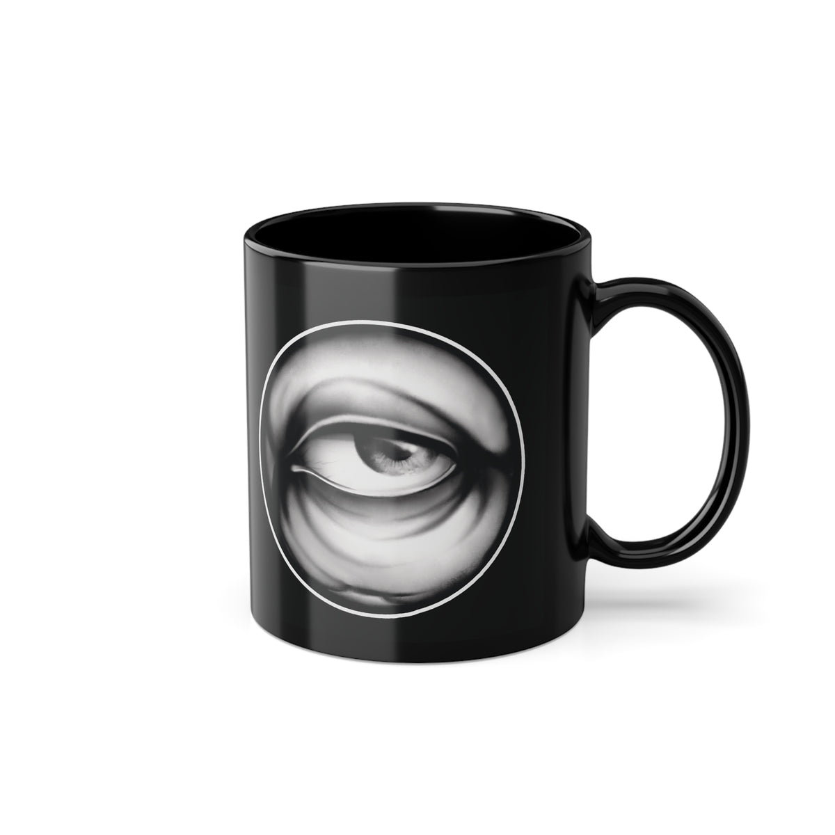 Heavy Eyes Mug - Black