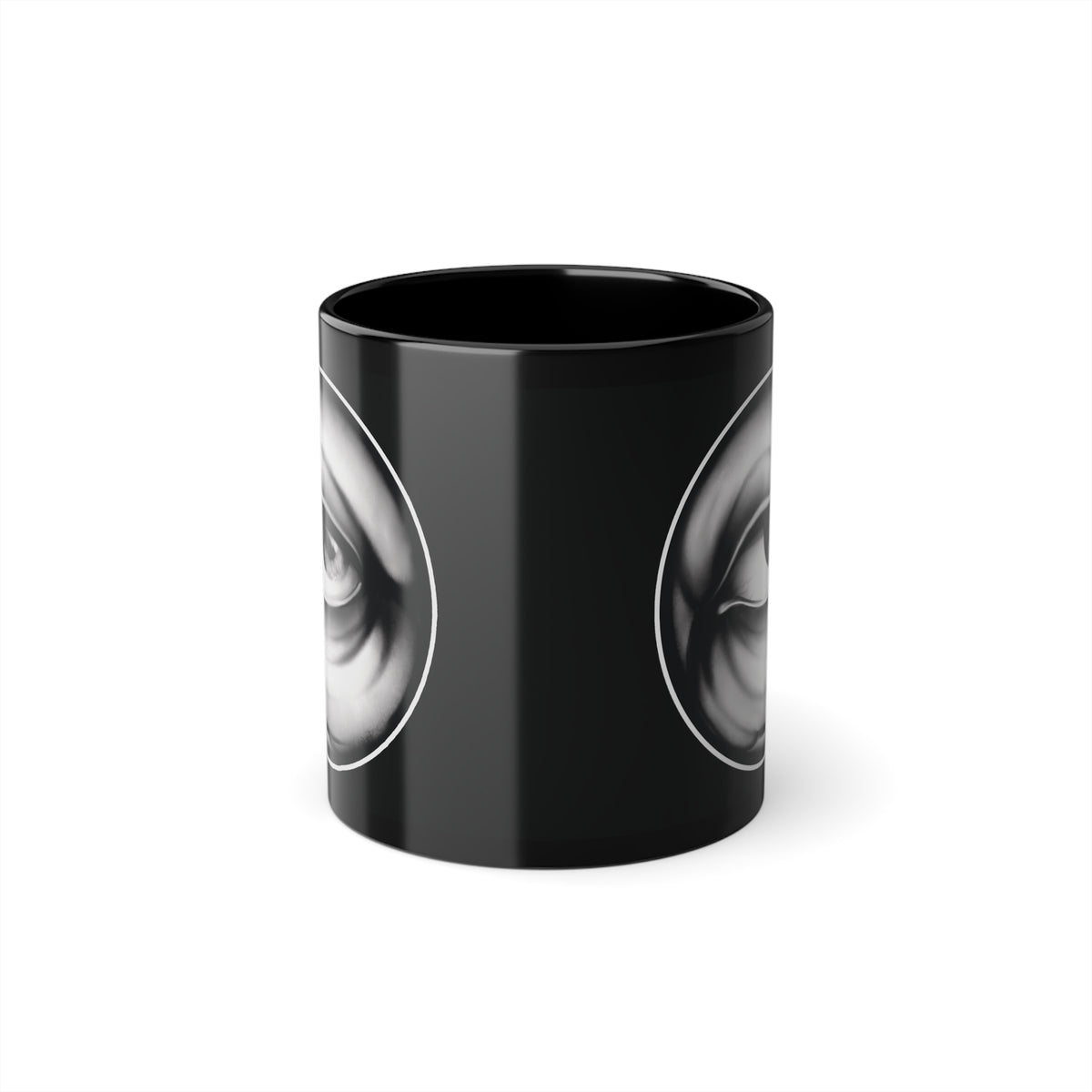 Heavy Eyes Mug - Black